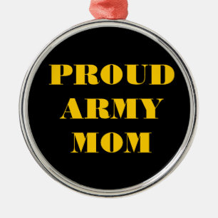 Mama der Ornament-Proud-Armee Silbernes Ornament