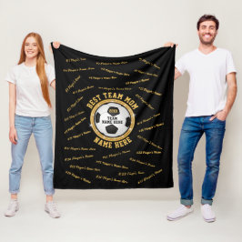 Mama der Personalisierten Fußballmannschaft, ALLE Fleecedecke