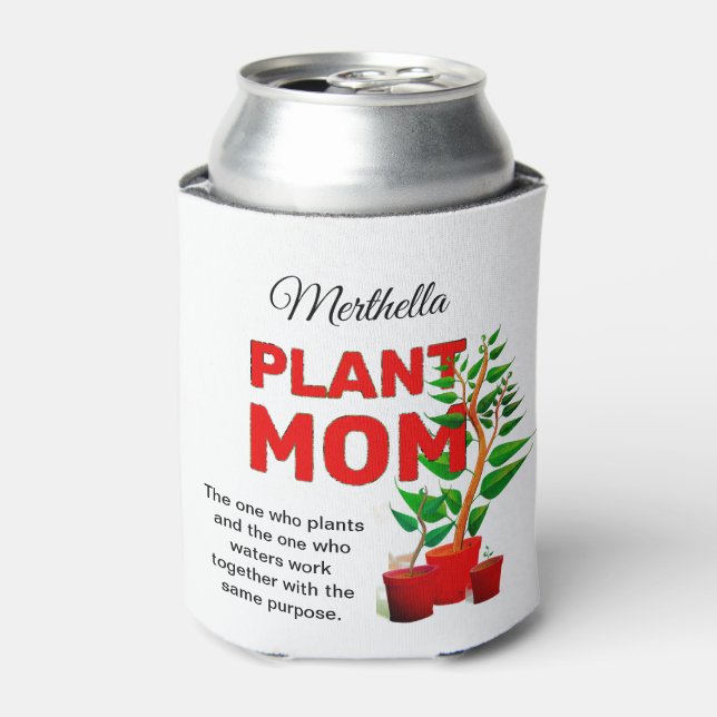 MAMA der personalisierten PFLANZE Dosenkühler (Kanne Vorderseite)