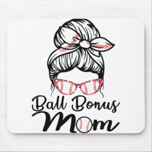 Mama der Proud Baseball Softball Bonus-Frauen Mousepad