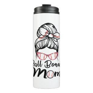 Mama der Proud Baseball Softball Bonus-Frauen Thermosbecher