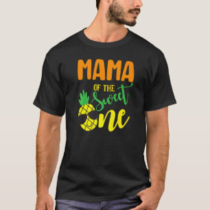 Mama der süßen Ananas 1. Geburtstag Junge F T-Shirt