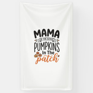 Mama der süßesten Kürbisse Herbst-Shirt-Design_1 Banner