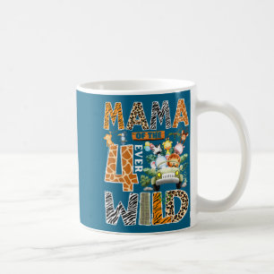 Mama der vier wilden Safari-Dschungel 4. Geburtsta Kaffeetasse