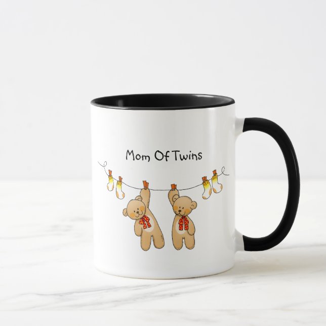 Mama der Zwillinge Tasse (Rechts)