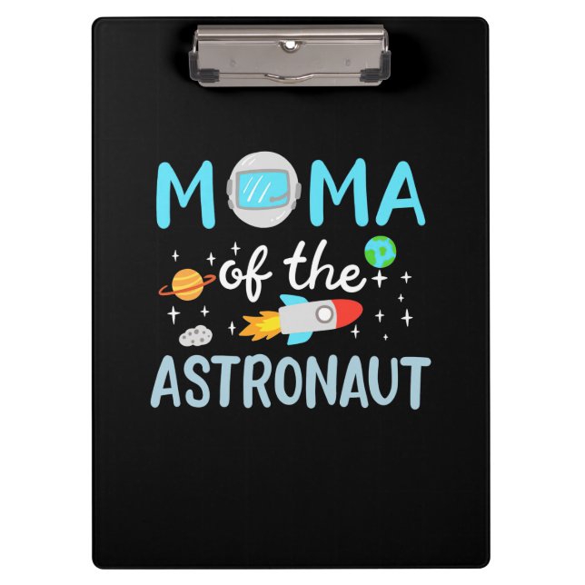 Mama des Astronauten Klemmbrett (Vorderseite)