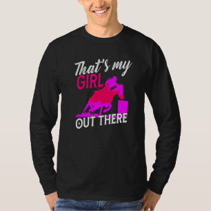 Mama des Barrel Racing Horse, das ist mein Mädchen T-Shirt
