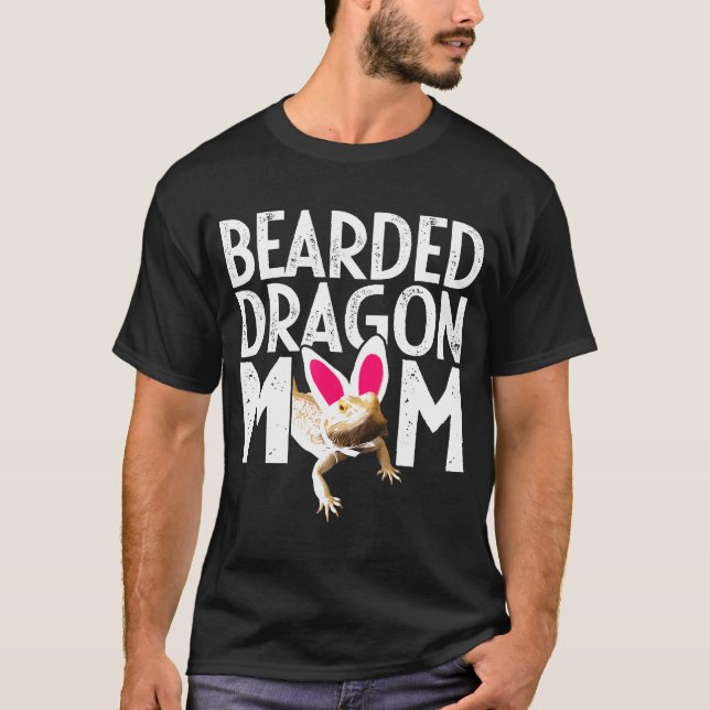 Mama des bärtigen Drachen T-Shirt (Vorderseite)