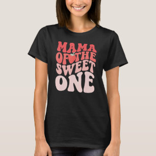 Mama des Berry Sweet One Strawberry Groovy Retr T-Shirt