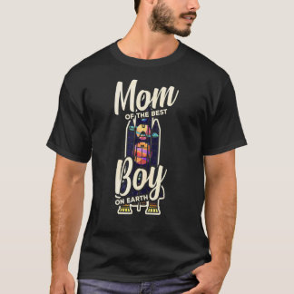 Mama des besten Jungen auf der Erde Astronauten Bo T-Shirt