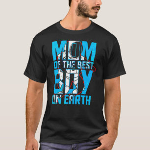 Mama des besten Jungen auf der Erde Astronauten Bo T-Shirt