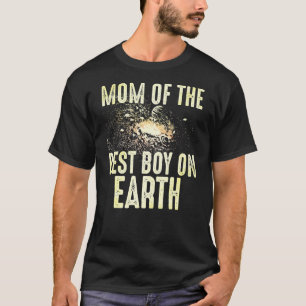 Mama des besten Jungen auf der Erde Astronauten Bo T-Shirt
