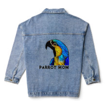 Mama des Blauen und Gold-Macaw-Papagei