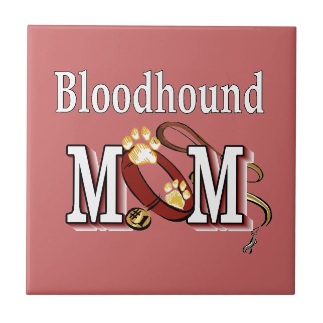 Mama des Bluthundes Fliese (Vorderseite)