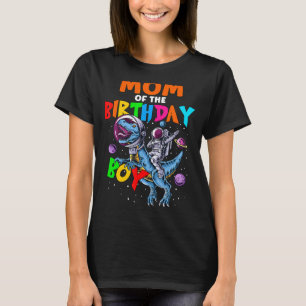 Mama des Boy Astronauten Rex Dinos T-Shirt
