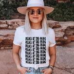 Mama des britisch-schwarzen Matching-Brautparty T-Shirt<br><div class="desc">Sie suchen ein einzigartiges und personalisiertes Geschenk für die Brautmutter? Schauen Sie sich nur unsere schwarze Mama der Bride personalisierten Matching Brautparty T - Shirt! Dieses Shirt ist perfekt für jeden Junggeselinnen-Abschied. Dieses Shirt ist nicht nur stilvoll und komfortabel, es bietet auch lustige und trendige Junggeselinnen-Abschied-Themen, die die Braut ein...</div>