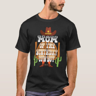 Mama des Geburtstags Cowboy Kids Rodeo Party B Tag T-Shirt
