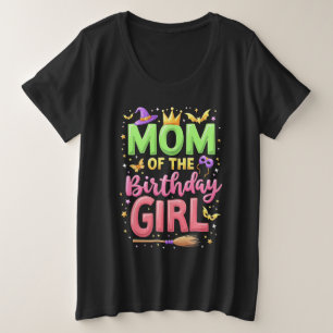 Mama des Geburtstags-Girl Halloween-T - Shirt