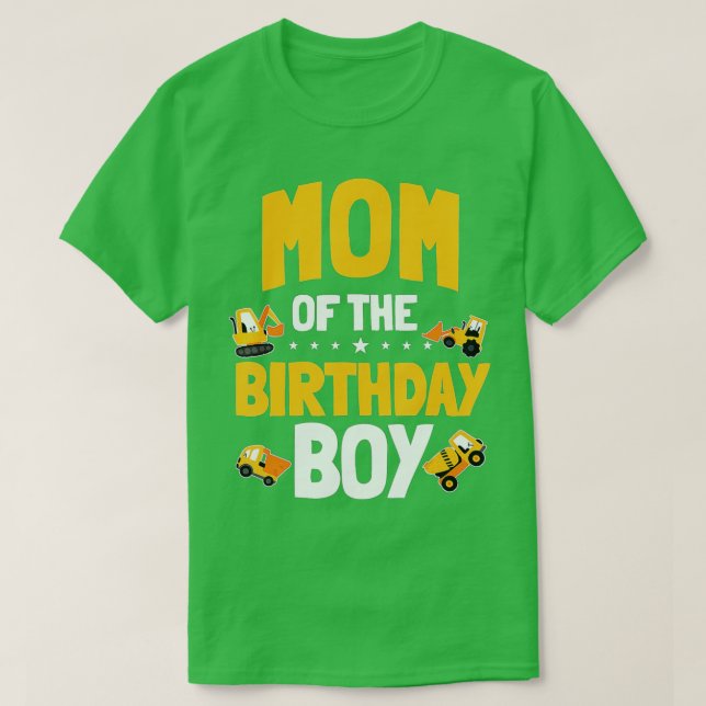Mama des Geburtstagsjungen (41) T-Shirt (Design vorne)