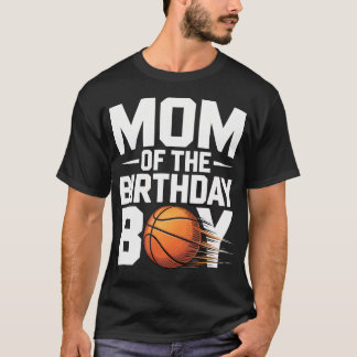 Mama des Geburtstagsjungen Basketballparty T-Shirt