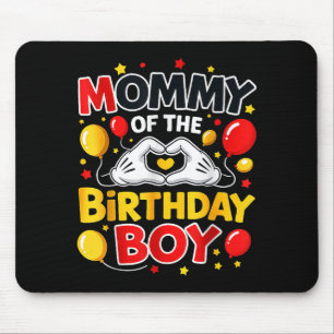 Mama des Geburtstagsjungen Familienparty Geburtsta Mousepad