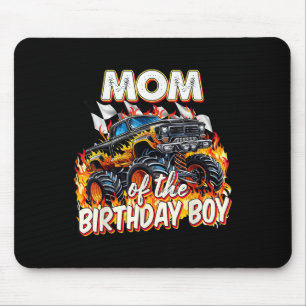 Mama des Geburtstagsjungen Monsters Truck Geburtst Mousepad