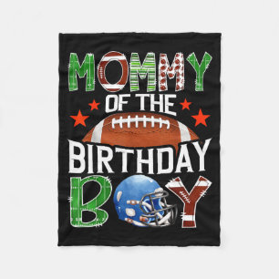 Mama des Geburtstagsjungen Spieltags Football Fan Fleecedecke