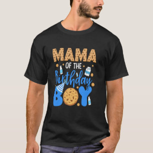 Mama des Geburtstagskindes Kekse und Milch Geburts T-Shirt
