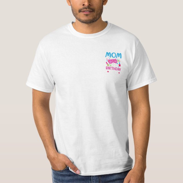 Mama des Geburtstagskranzes T-Shirt (Vorderseite)
