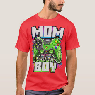 Mama des Geburtstagsspiels Junge Matching Video Ga T-Shirt