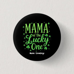 Mama des glücklichen ersten St. Patrick's Day Button