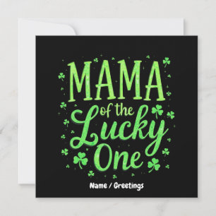 Mama des glücklichen ersten St. Patrick's Day Einladung