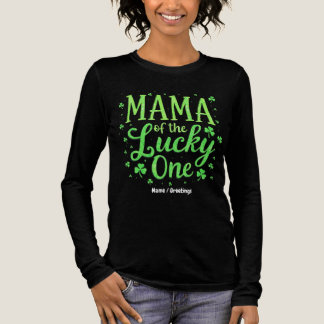 Mama des Glückspilzes erster St. Patrick's Day Tri-Blend Shirt
