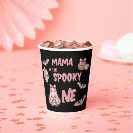 Mama des Gruseligen auf der süßen Pinkoween-Party Pappbecher