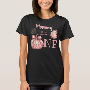 Mama des Grusligen Pinkoween Retro-Geist T-Shirt