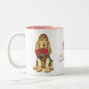 Mama des Herzens Zweifarbige Tasse