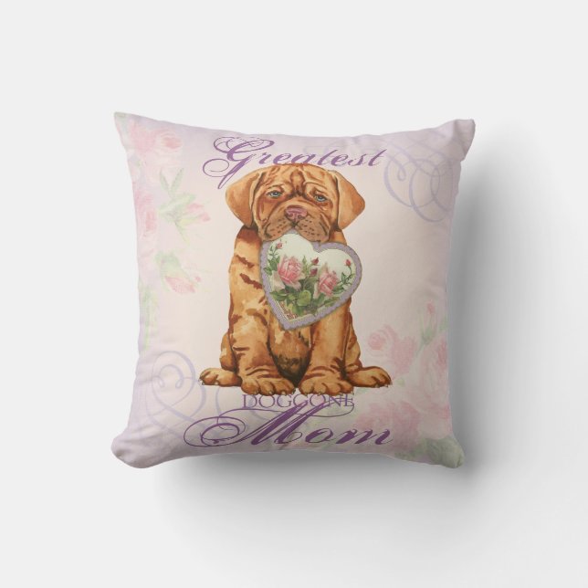 Mama des Hunde Kissen (Vorderseite)