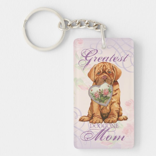 Mama des Hunde Schlüsselanhänger (Vorderseite)