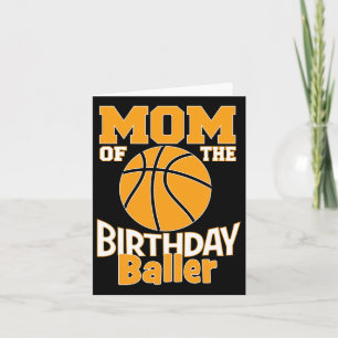 Mama des Party des Geburtstags Byller Bysketbyll T Karte