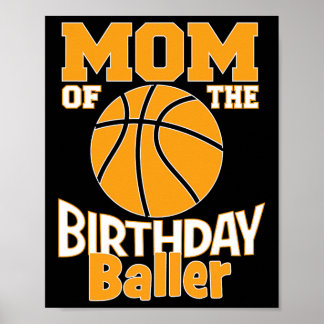 Mama des Party des Geburtstags Byller Bysketbyll T Poster