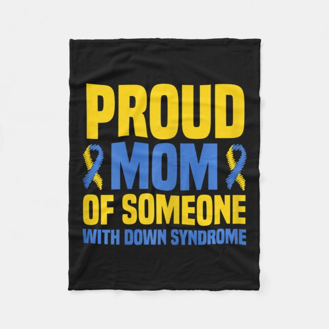 Mama des Proud-Mutter-Down-Syndroms Fleecedecke (Vorderseite)