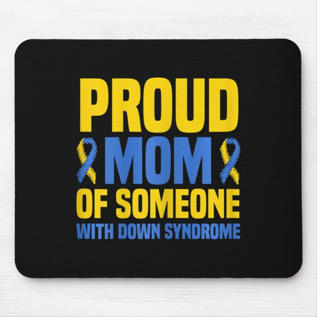Mama des Proud-Mutter-Down-Syndroms Mousepad (Vorne)