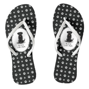 Mama des Schwarzen Labors (Labrador Retriever Mama Flip Flops