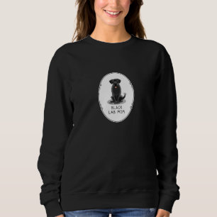 Mama des Schwarzen Labors (Labrador Retriever Mama Sweatshirt