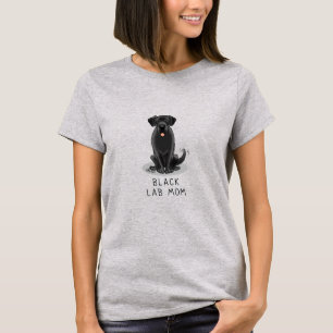 Mama des Schwarzen Labors (Labrador Retriever Mama T-Shirt