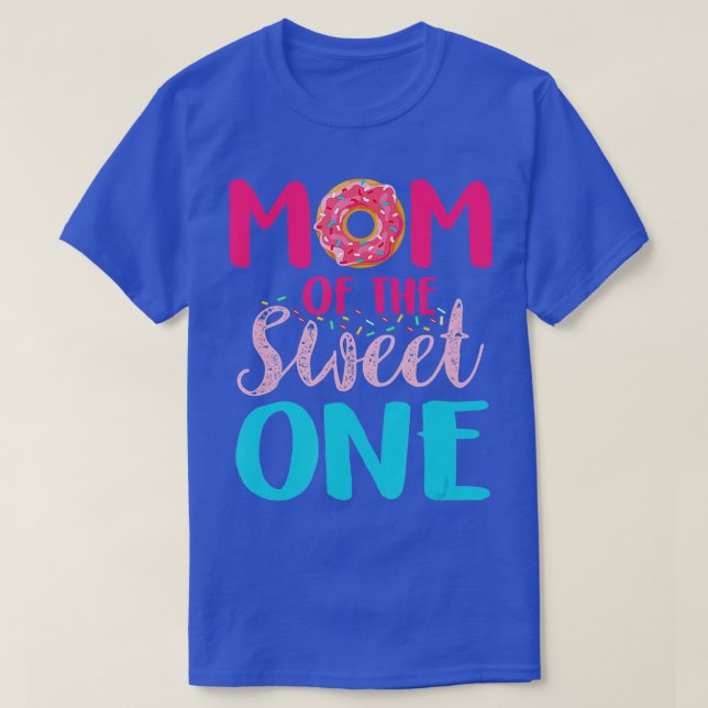 Mama des Sweet One Donut Lover Niedlichen Mütterta T-Shirt (Design vorne)