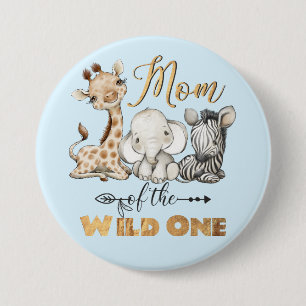 Mama des "Wild One Gold Foil"-Buttons Button