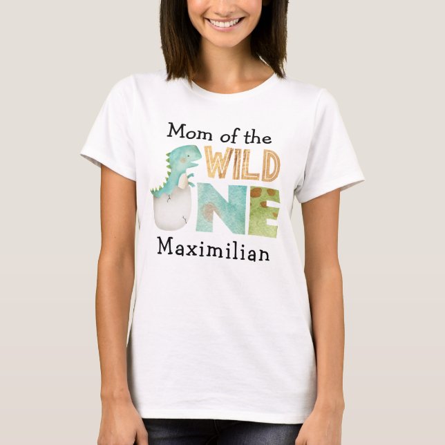 Mama des Wilden Ein Dinosaurier-T - Shirt (Vorderseite)