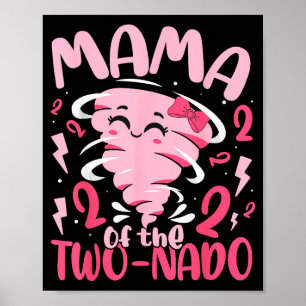 Mama des zweifachen Tornado-Wirbelsturm-Themas zum Poster