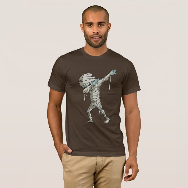 Mama, die lustigen Halloween-Klecks-Tanz betupft T-Shirt (Vorne ganz)